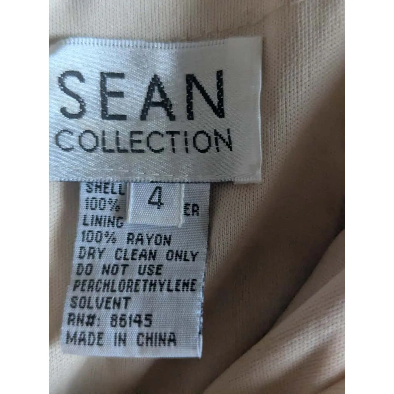 Showstopper! Vintage Sean Collection Sequin Slit Prom Gown - Size 4 - Image 6