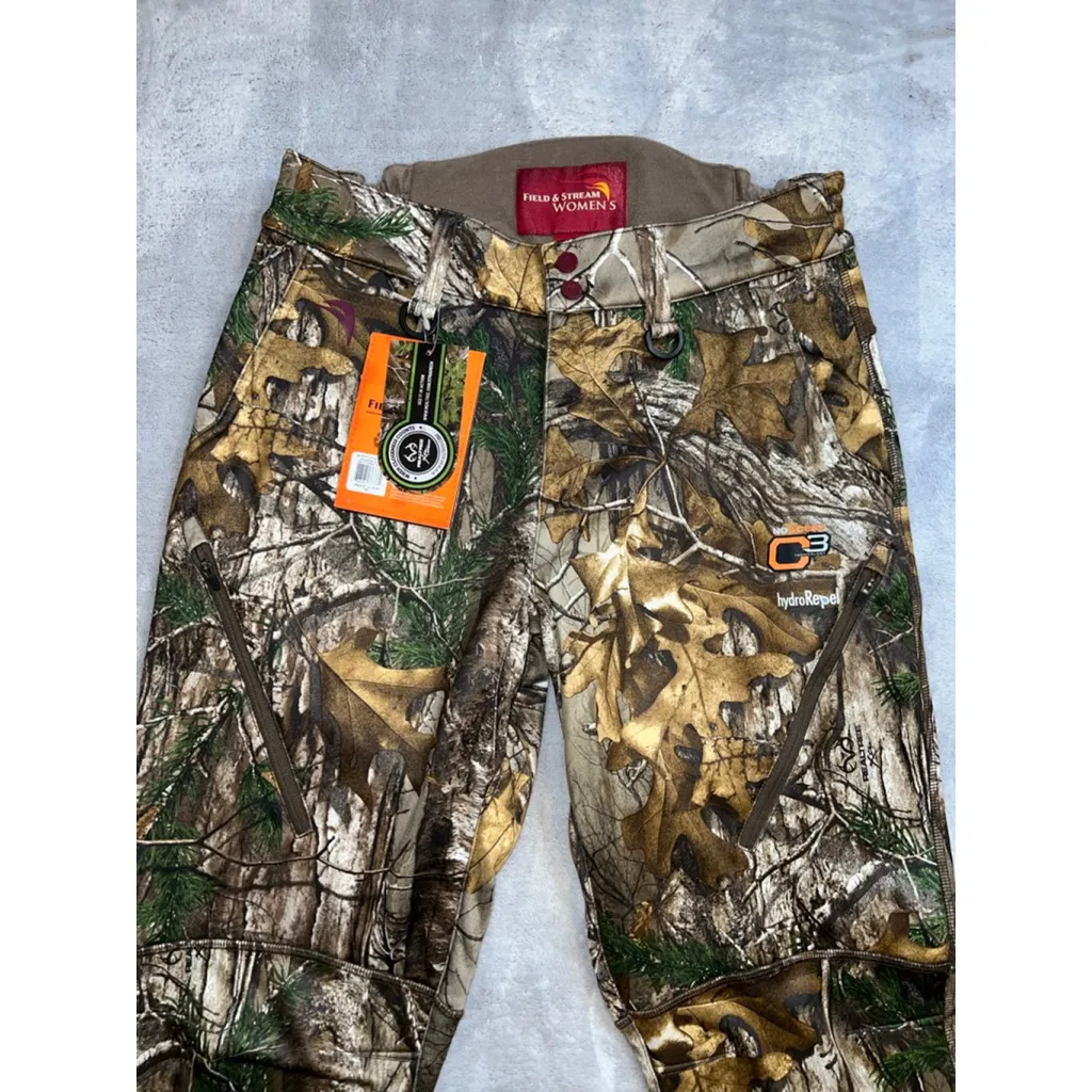 Field & Stream NEW! Women's  Camo Pants S Brown Green - Image 2