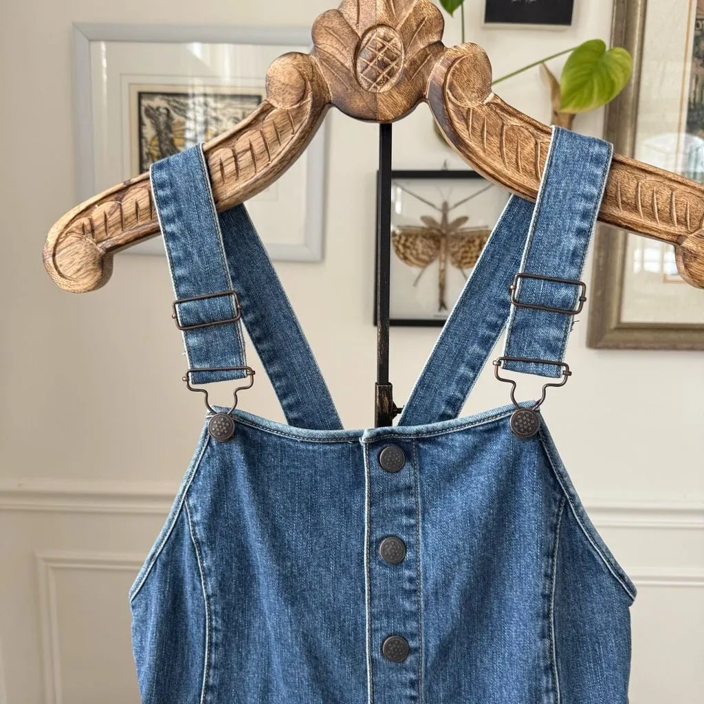 Free People Denim Shortalls OB480667 4 - Image 3