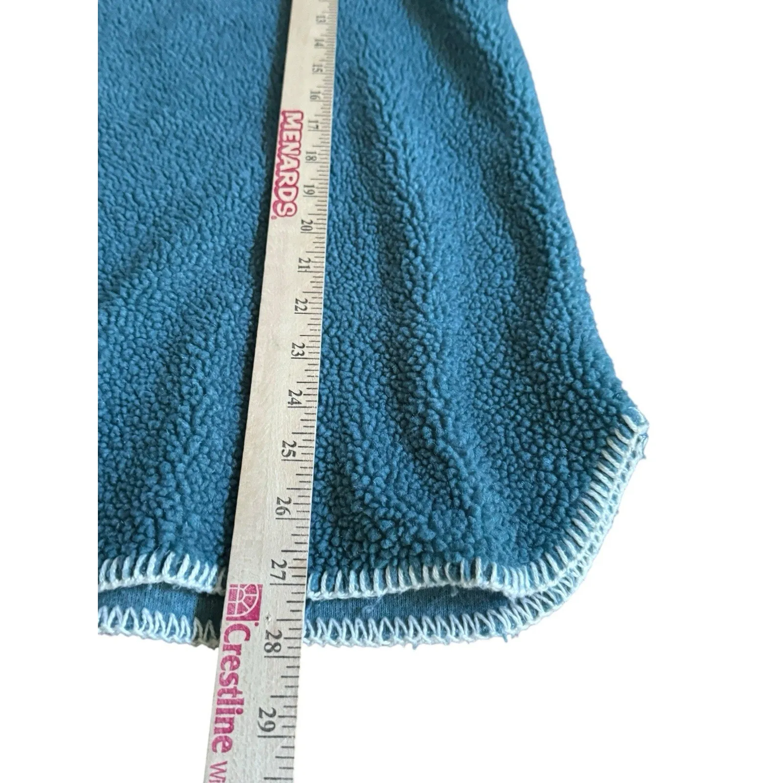 In The Company Of Dogs Blue Sherpa Fleece Pullover Sweatshirt Terrier Dog Logo L Size L - Image 5