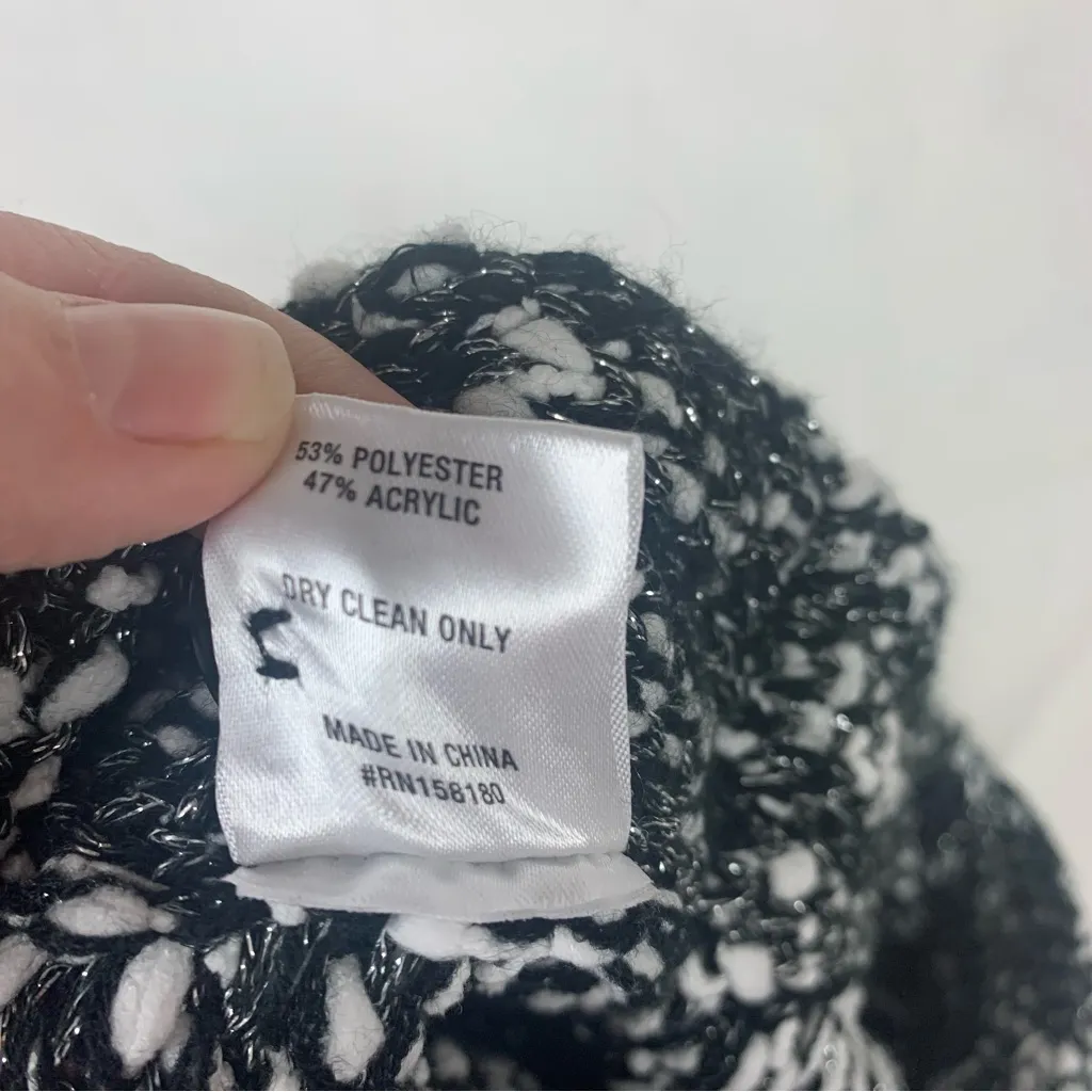 Honor The Gift size medium new private school skirt Black White Knit Sweater kne - Image 11