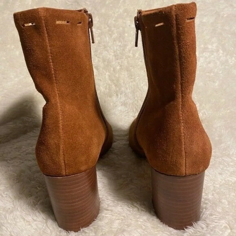 Corso Como Cognac Pixel Suede Ankle Boot Size 8M - Image 3