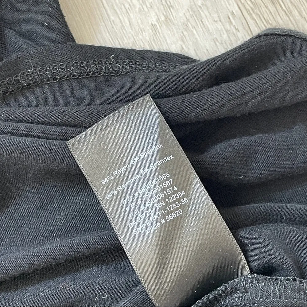 Babaton Everyday Top long sleeve jersey womens Black (small) casual slinky - Image 5