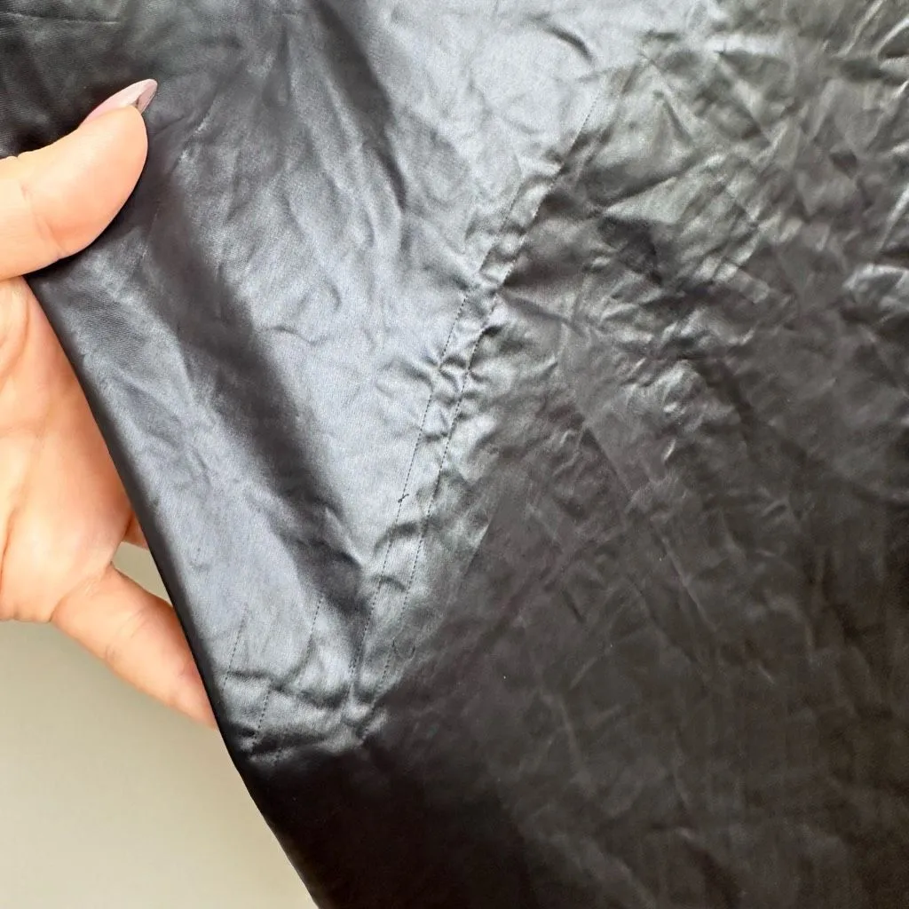 Alexander McQueen Parachute Black Purple Nylon Full Body Zipper Size 42 Medium - Image 9