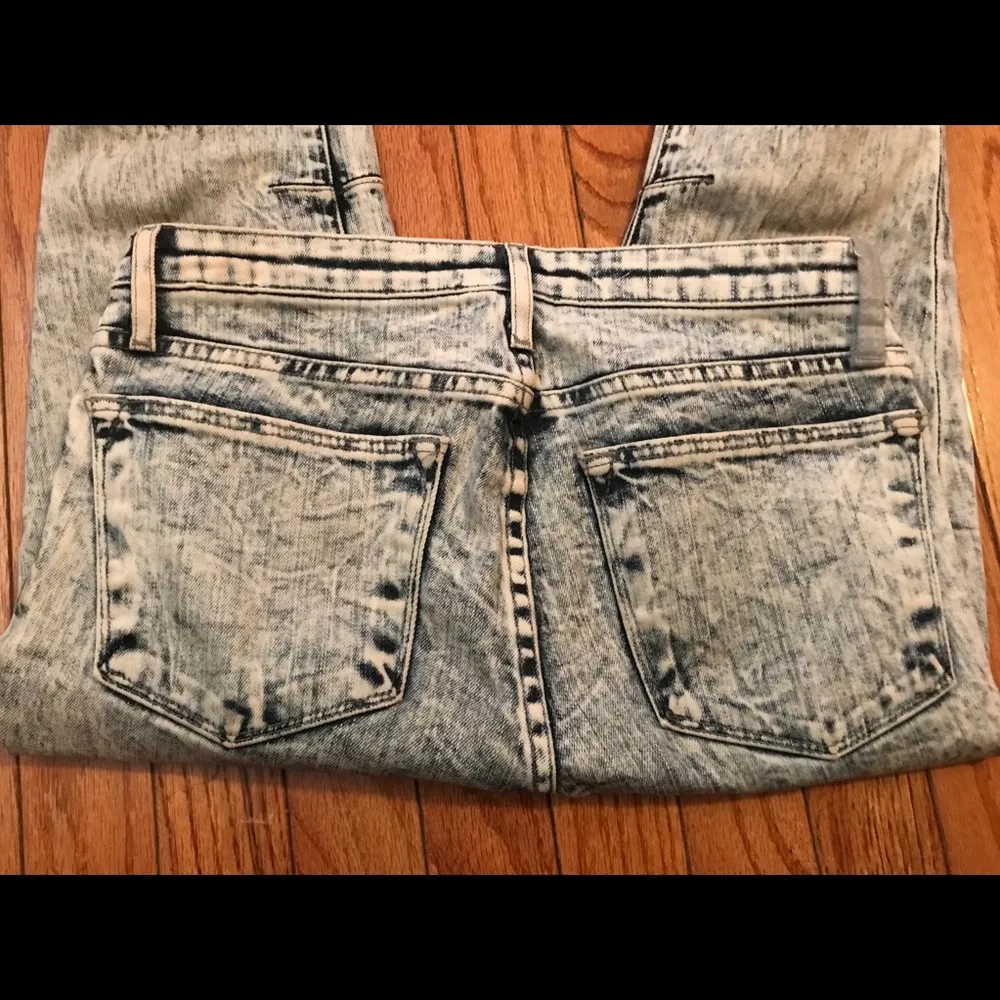 Helmut Lang Sky Wash Crop Skinny Jeans sz27 - Image 4