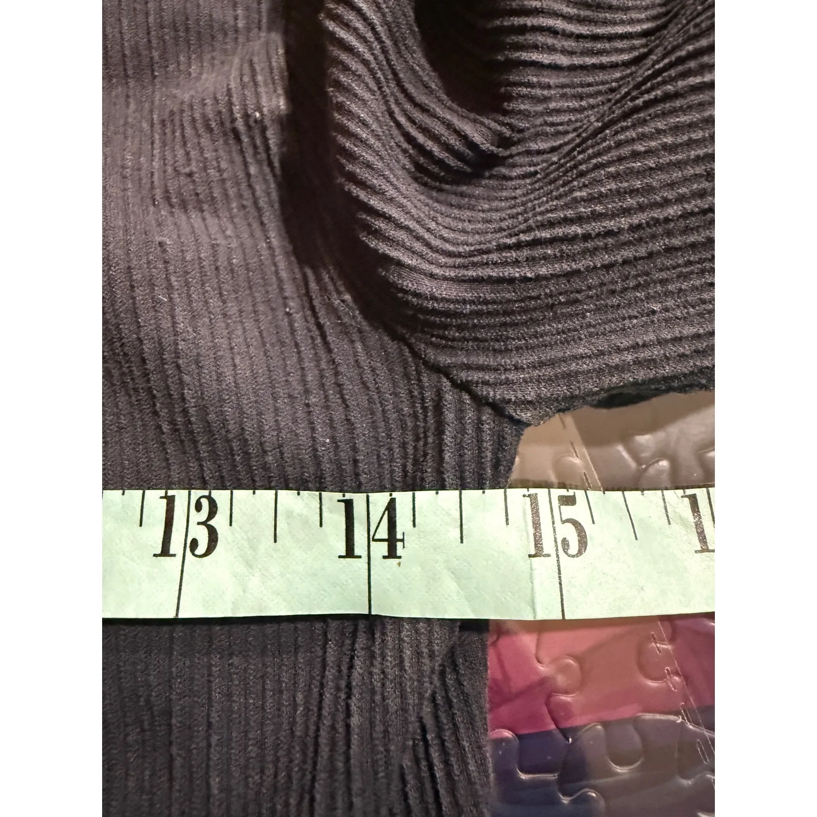 Free People Intimately Ribbed Long Sleeve Crop Top Charcoal Gray M L - Image 5