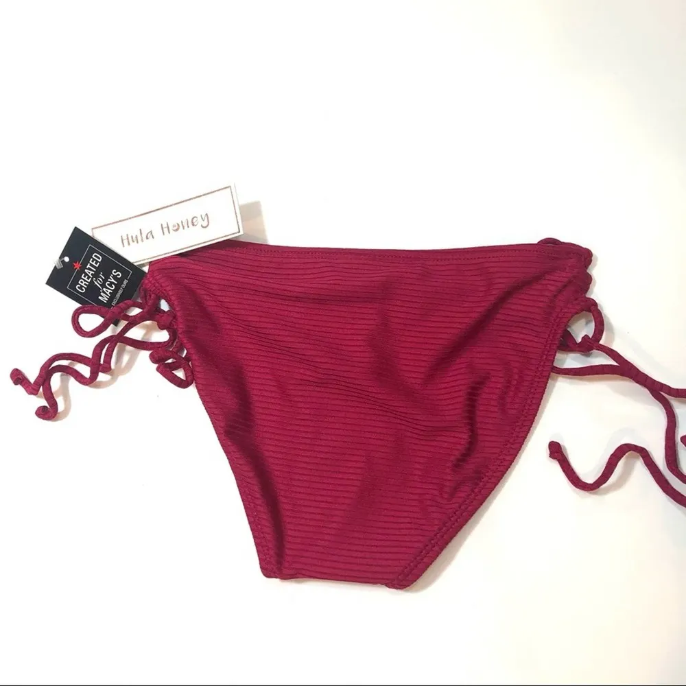 Hula Honey Ribbed Side-Tie  Bikini Swim Bottom - Image 6