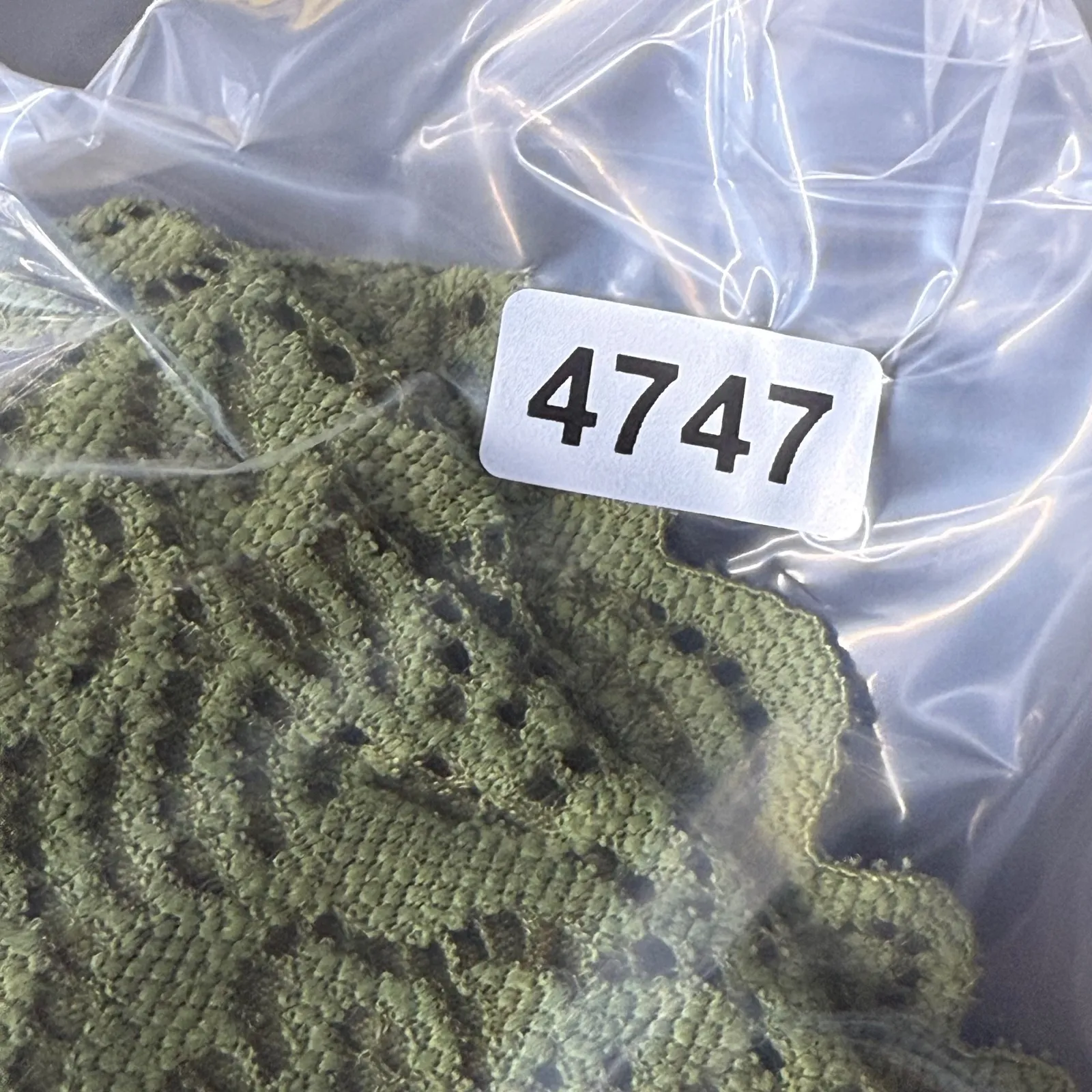 Auden Olive Green Lace Unlined Bralette Criss Cross Back XL Extra Large - Image 8