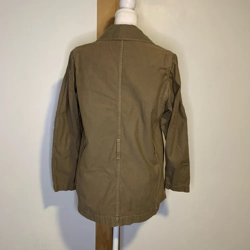 La Vie tan button front jacket size S - Image 4