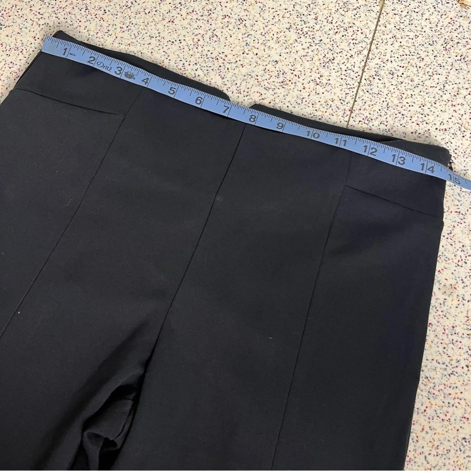 NWT Free People Split Hem Tapered Trouser Black Dress Pants Women’s Size 6 - Image 5