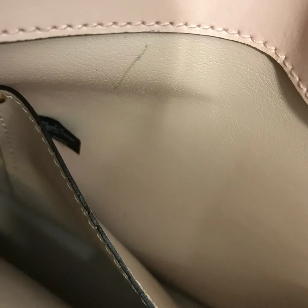 Michael Kors Hates Large Pink Leather Bucket Shoulder Bag EUC - Image 8