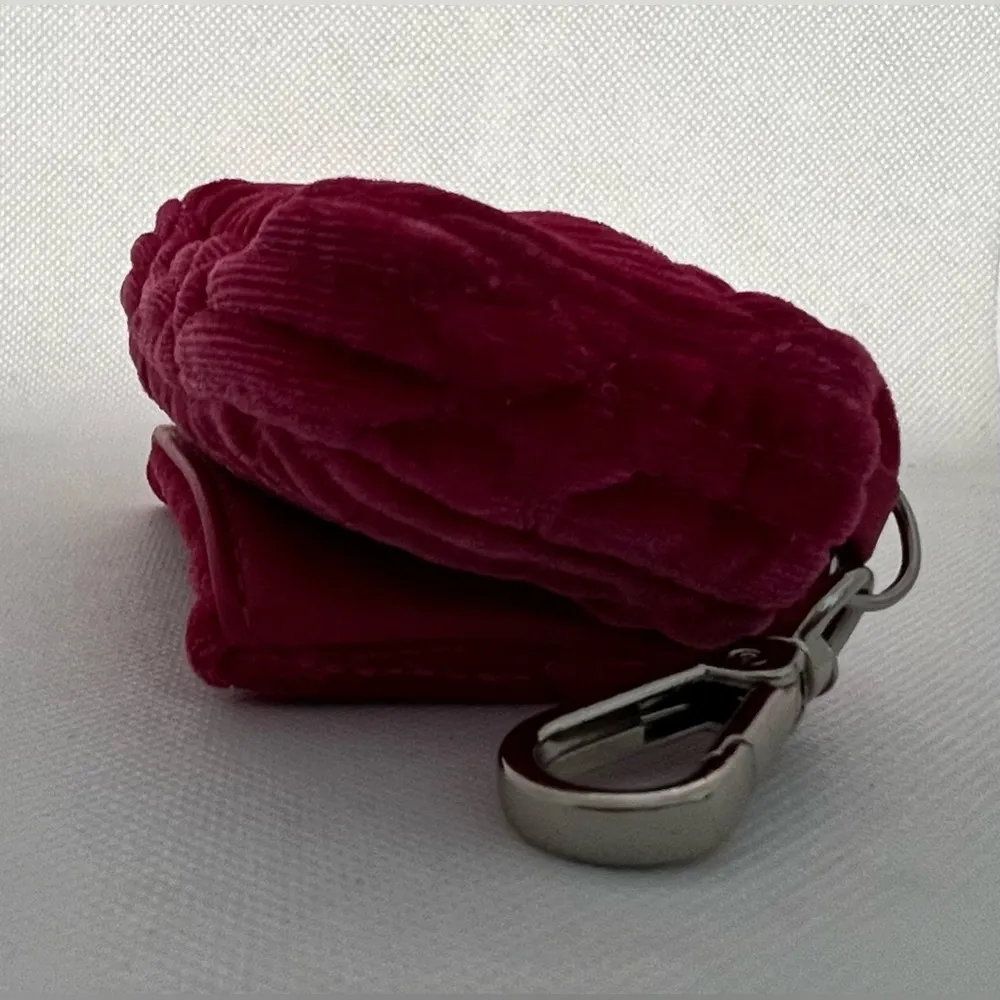 Hot pink Velour coin purse - Image 12