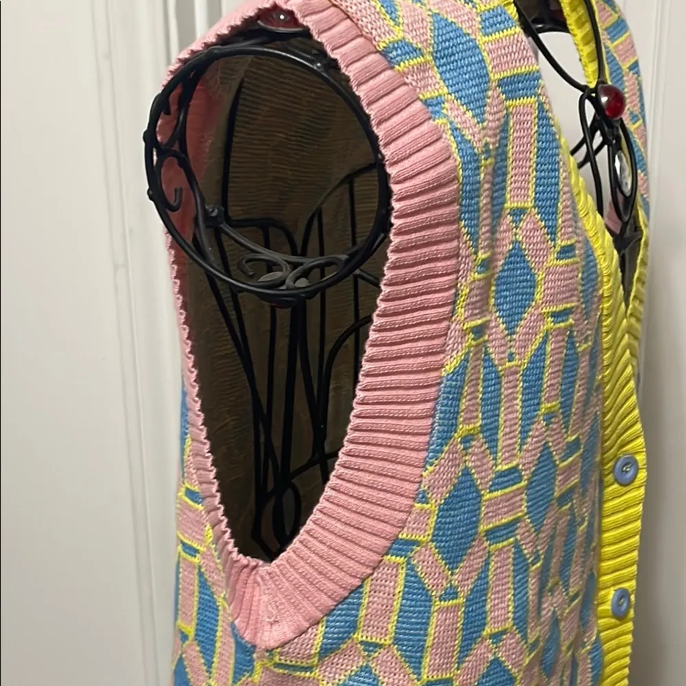 🔷🔷🔷3 for 12$🔷🔷🔷Colorful Geometric Knit Vest - Image 7