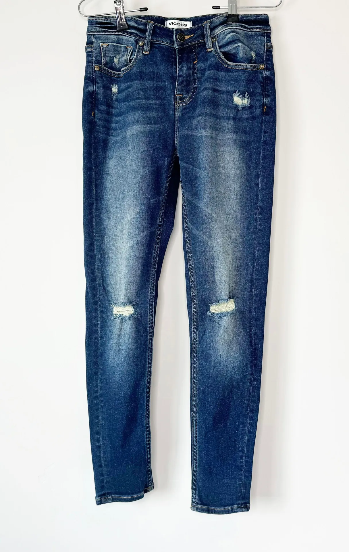 Thompson Tomboy Skinny Jeans Dark Wash 26” - Image 2