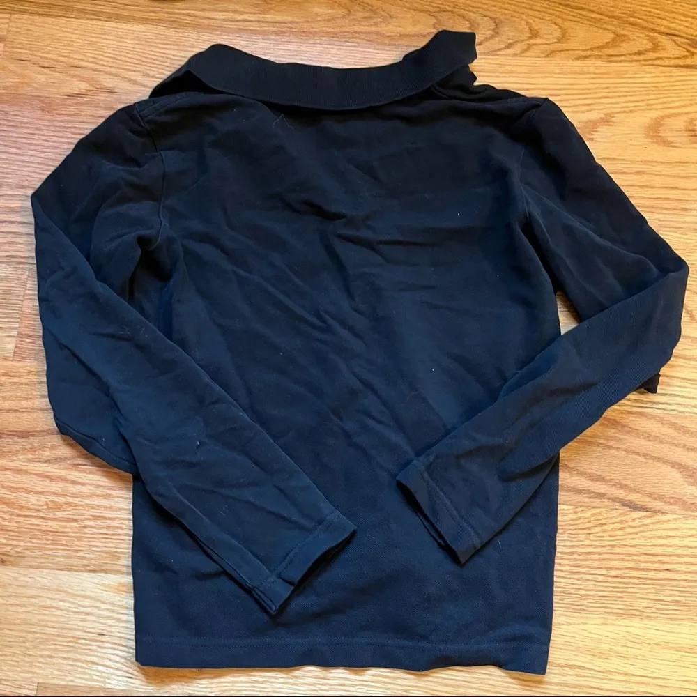 Lilly Pulitzer  black long sleeve polo size small - Image 2