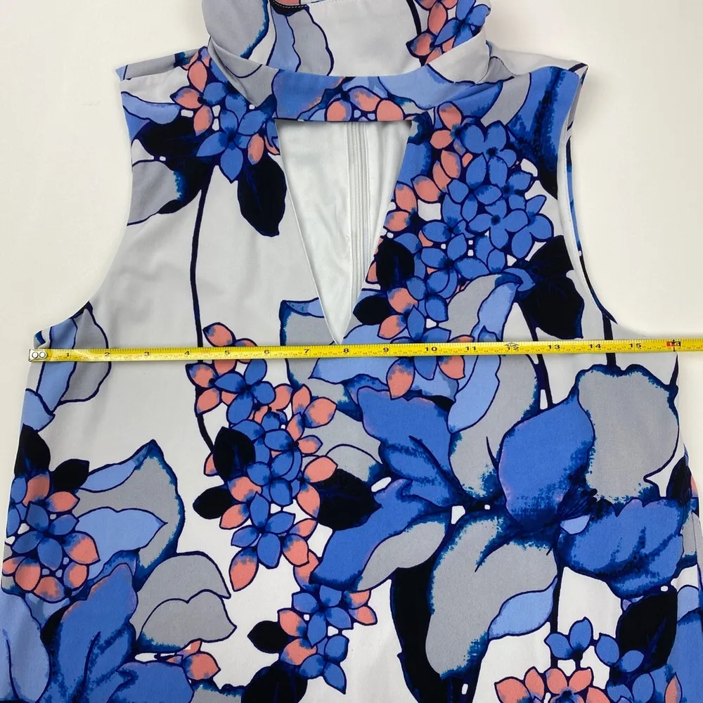 Ivanka Trump White Vivid Print  Floral Dress Size S - Image 4