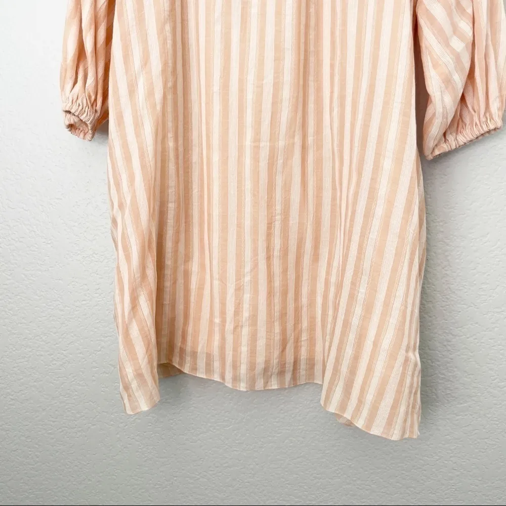 𝅺NWT LEMLEM Nefasi Long Sleeve Mini Dress Coral L - Image 13