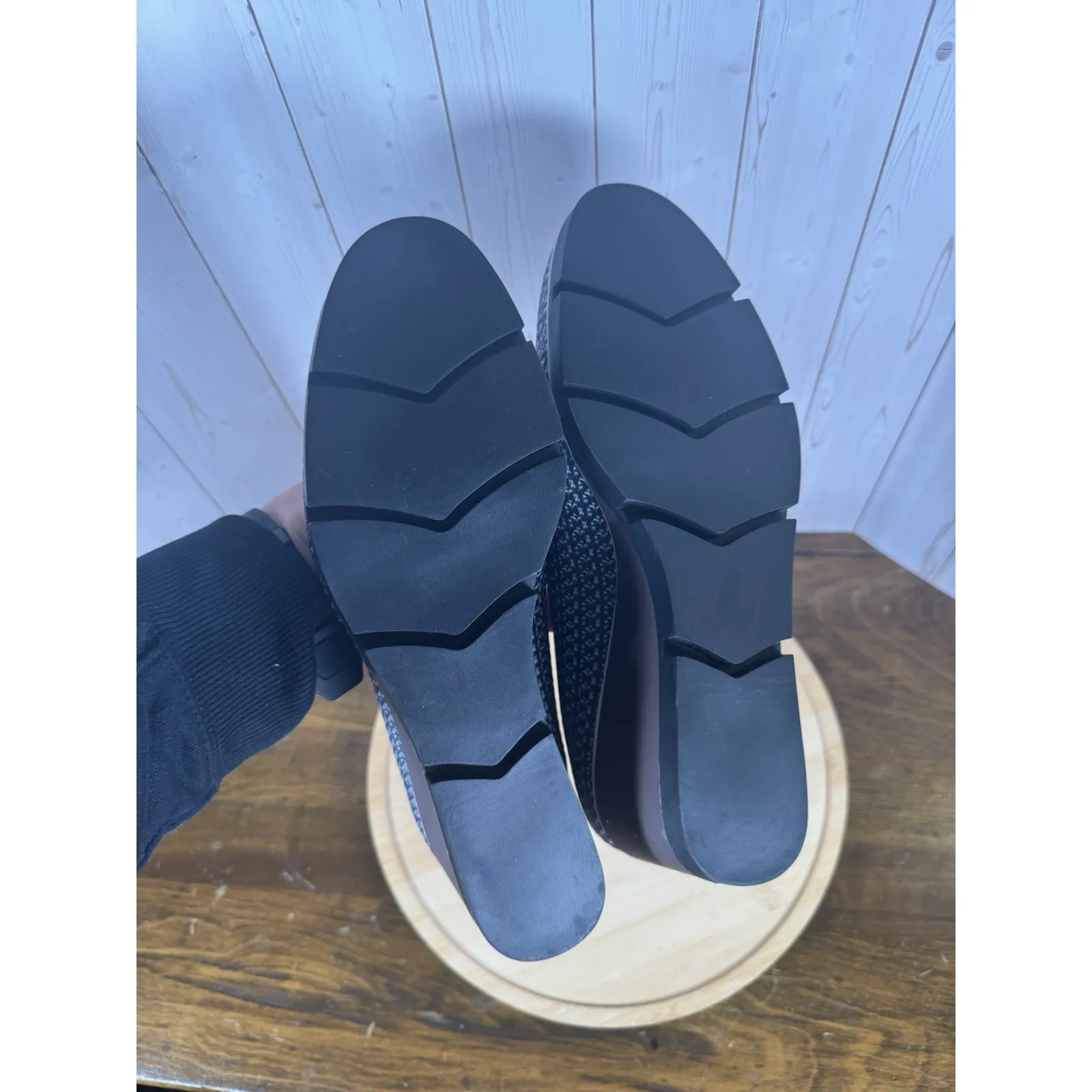 Betabrand Blue All Weather Almond Closed Toe Wedges Slip On Shoe Size 8.5 Nwot - Image 11