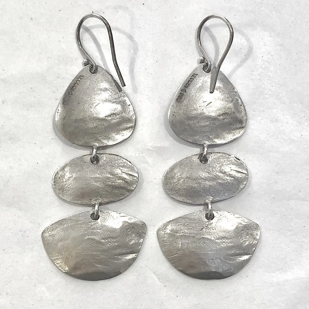 Silpada  Sterling Silver Rendezvous Graduated Triple Drop Earrings - Image 3