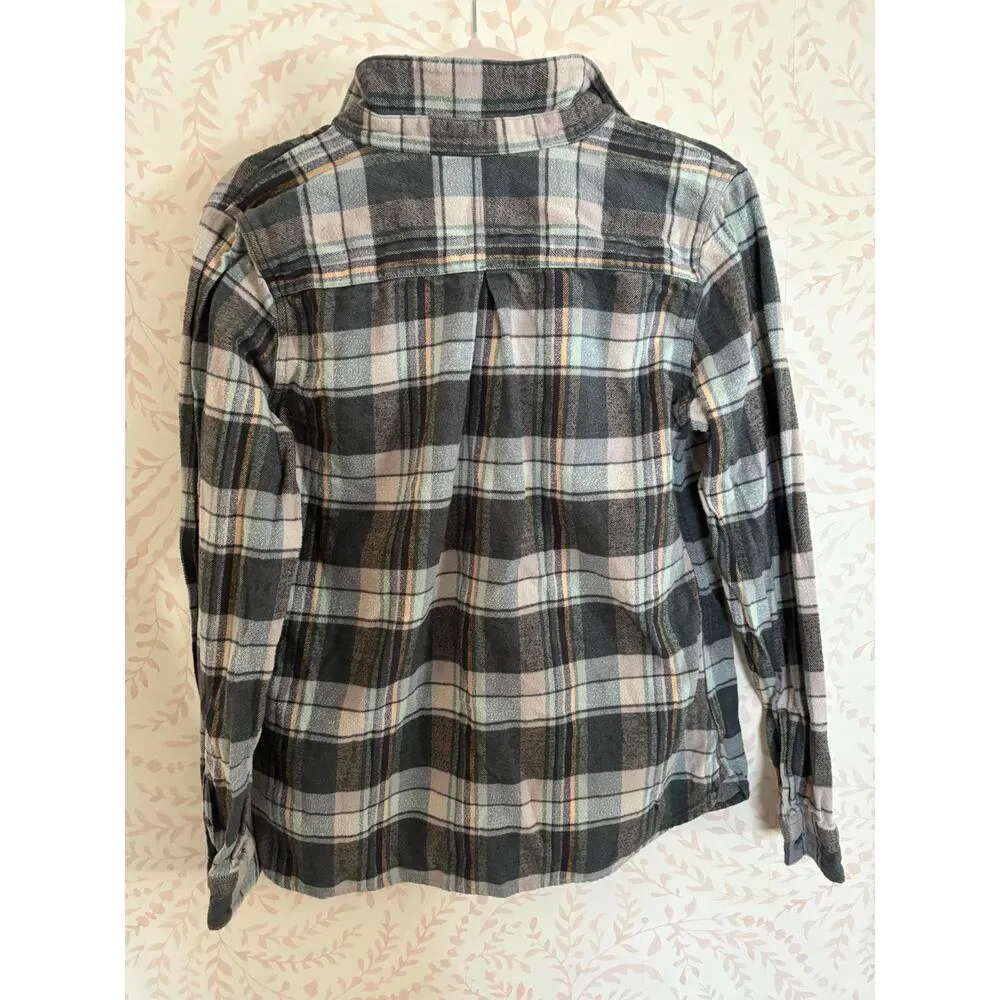 Woolrich Plaid Flannel Shirt - L - Image 4