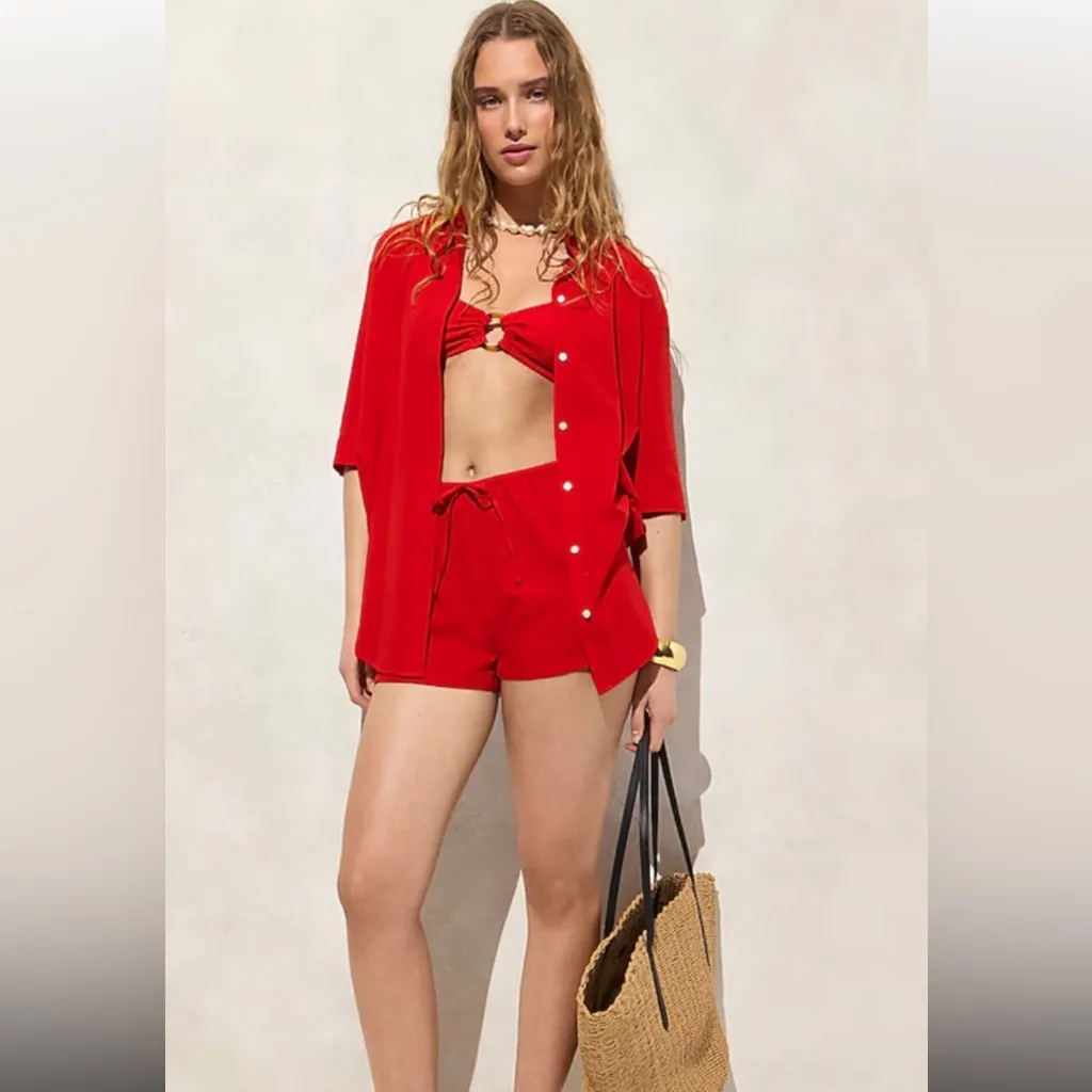 J.Crew  Airy gauze button-up shirt - Image 4