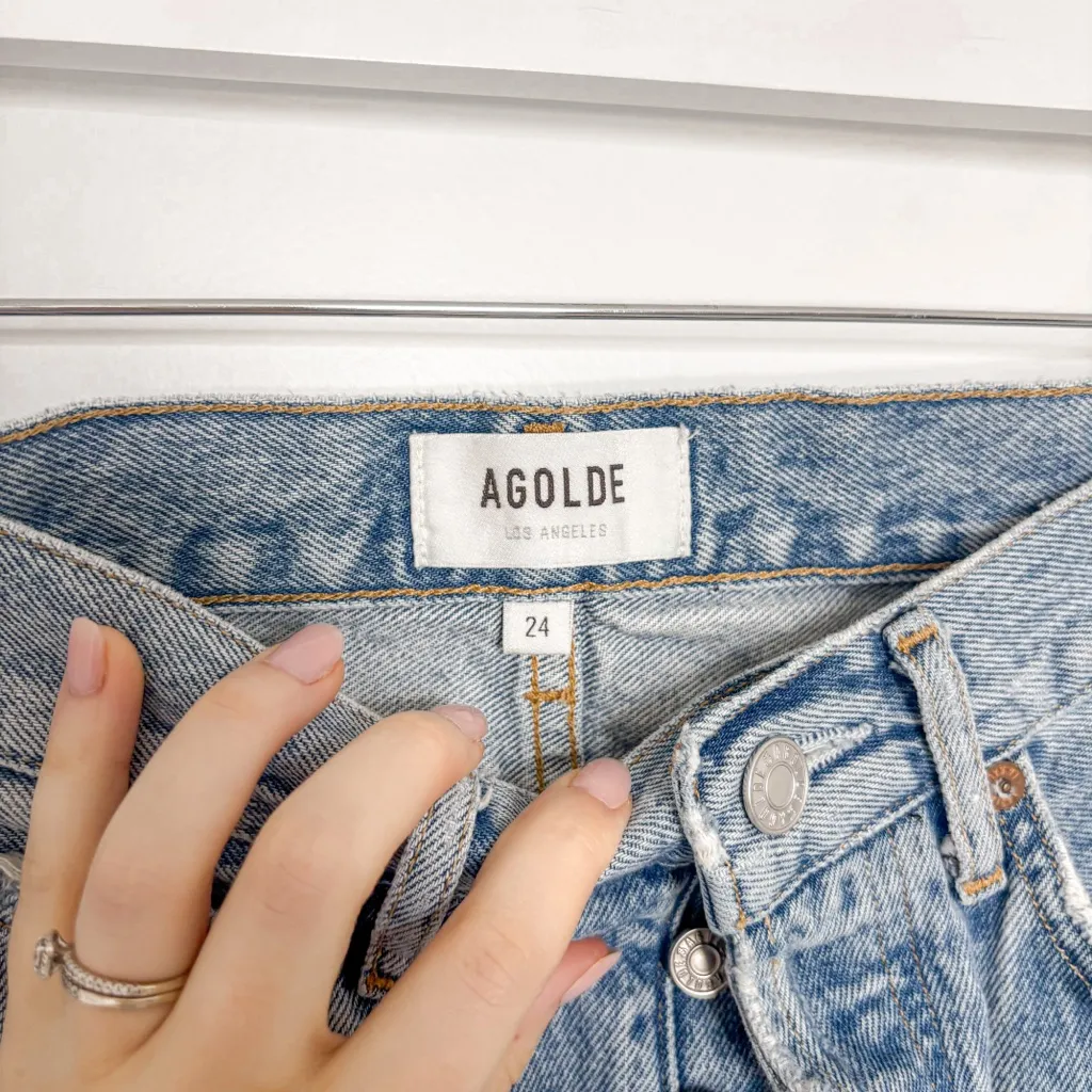 AGOLDE Lana Straight Jeans Curio - Image 4