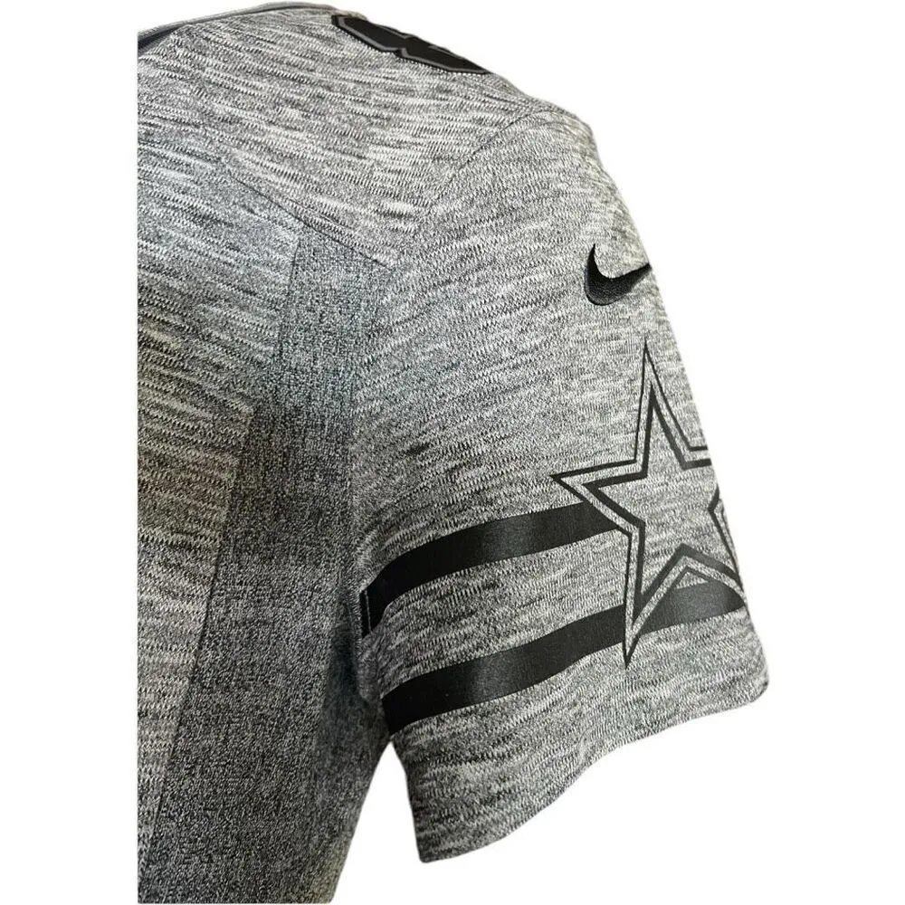 Nike Team Apparel NFL Dallas Cowboys Dez Bryant #88 Embroidered Grey Jersey - S - Image 4