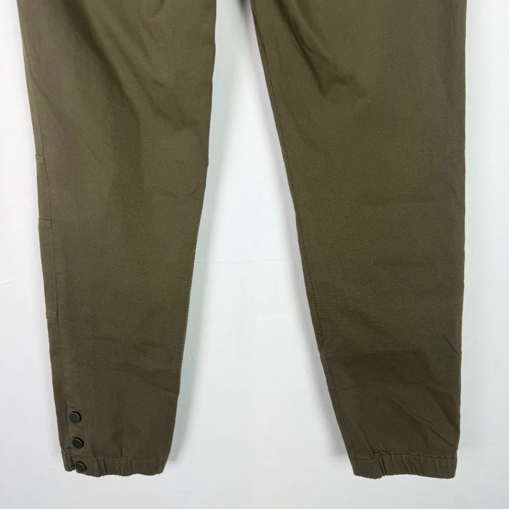 Veronica Beard Field Cargo Ankle Pants Crop Army Military Green Size 6 EUC - Image 12