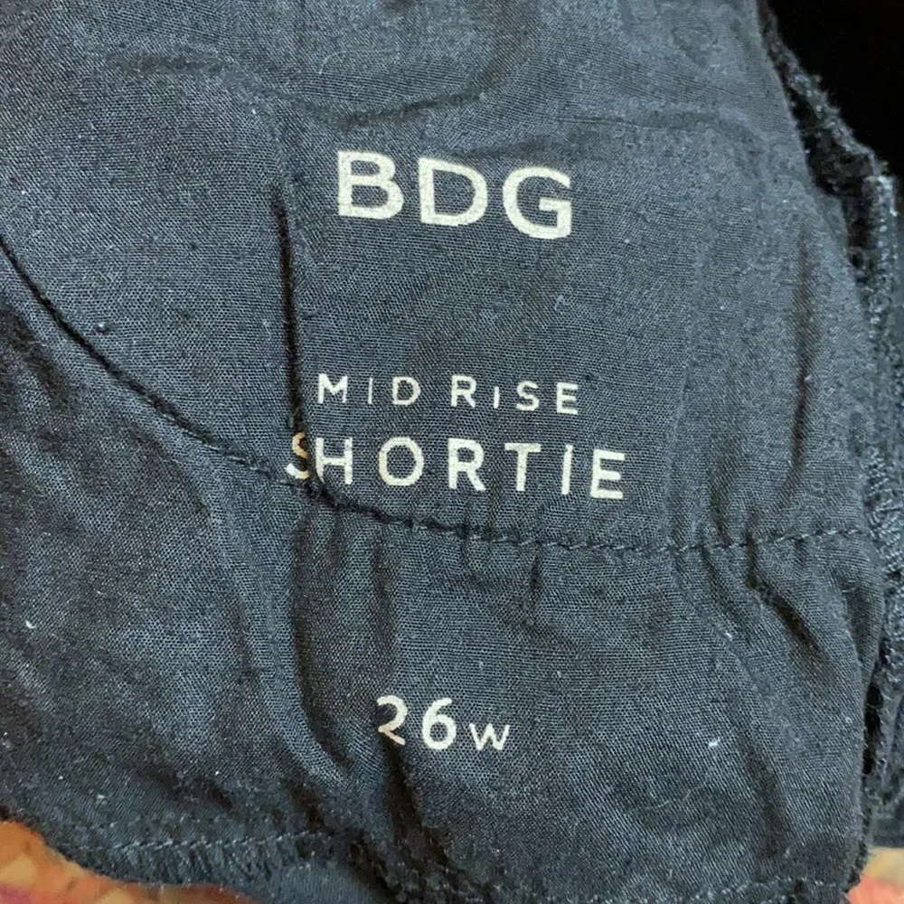 NWOT BLACK DENIM MIDRISE BDG SHORTS - Image 2
