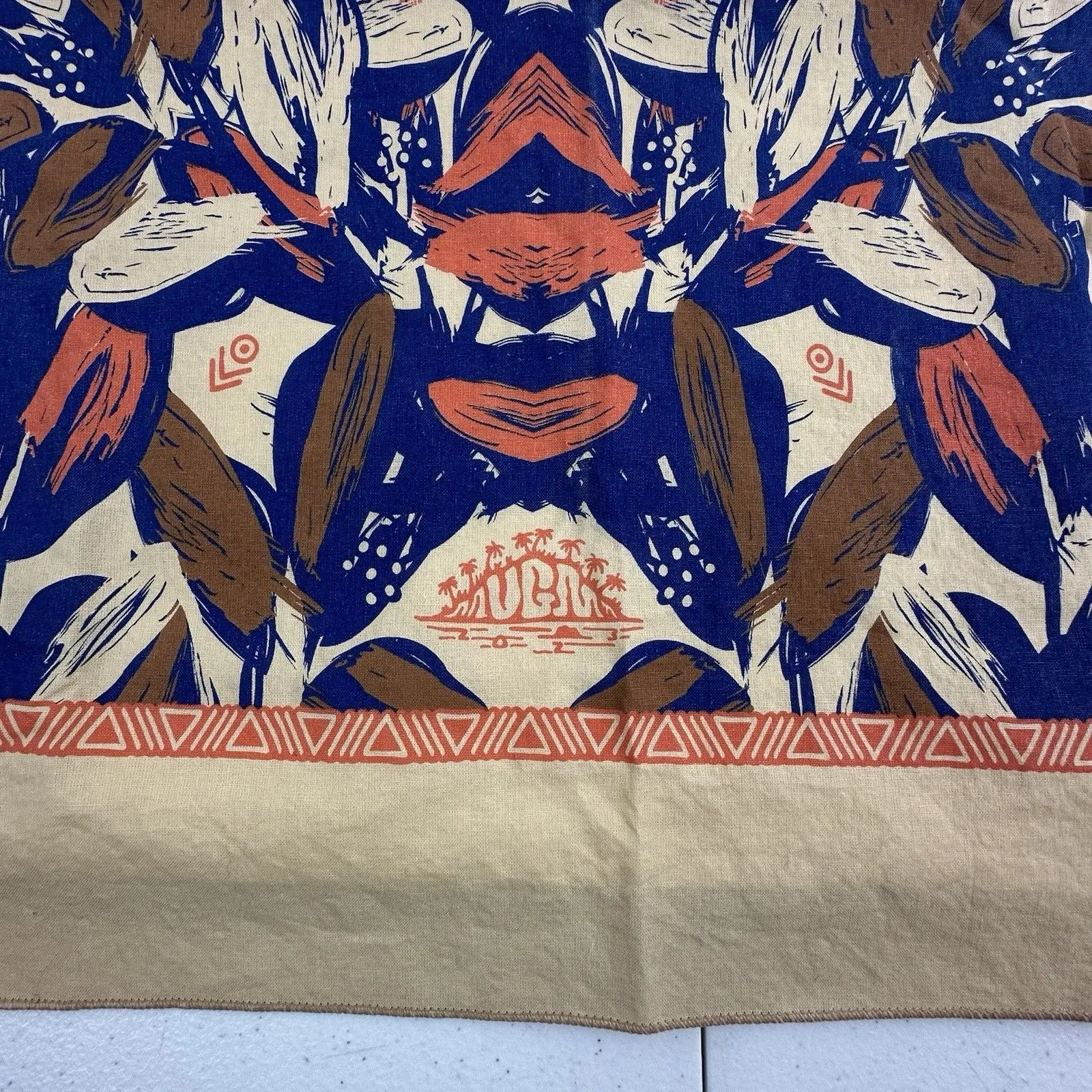 Southwest / Tribal / Hawaiian Bandana Handkerchief Epic Systems Logo (Swag?) Blue - Image 2