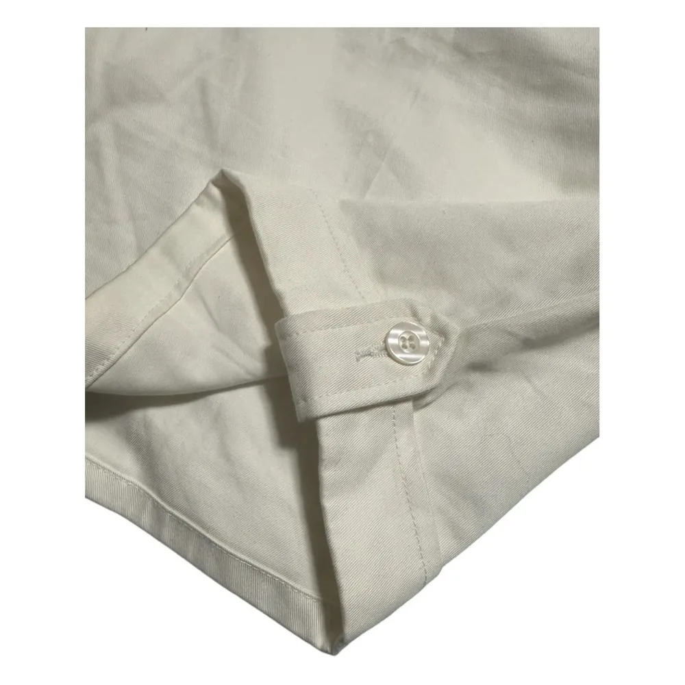 Women's CJ Banks Size 20 White Chino Shorts 100% Cotton NWOT - Image 2