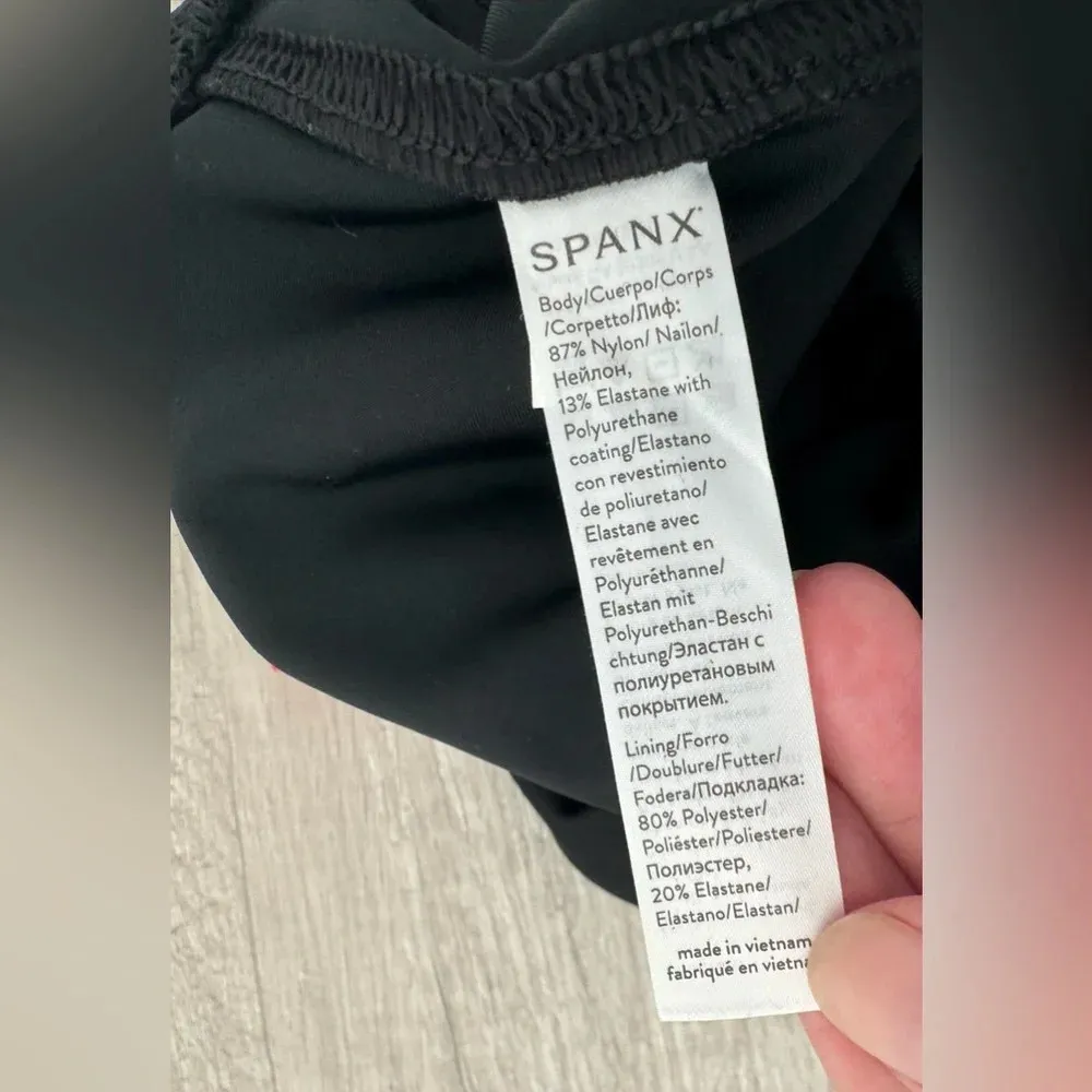 Spanx Faux Leather Camo Leggings Sporty Gorp Rock Streetwear Shaping NWT Small - Image 6