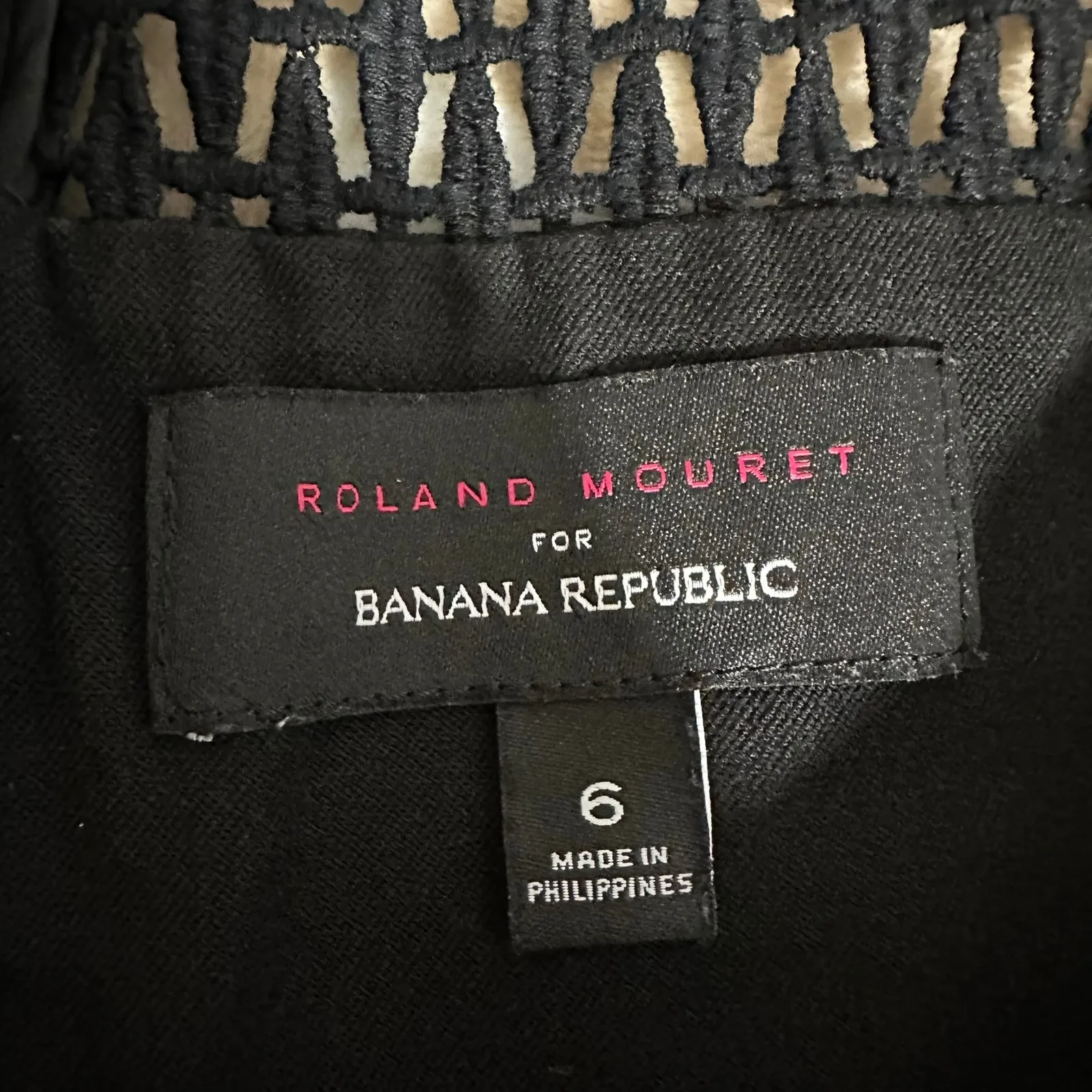 Roland Mouret for Banana Republic | Black Dress Square‎ Neck | Women's 6 - Image 10