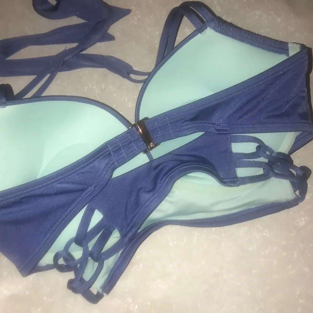 RARE 34D- Victorias Secret bombshell longline miraculous bikini top - Image 2