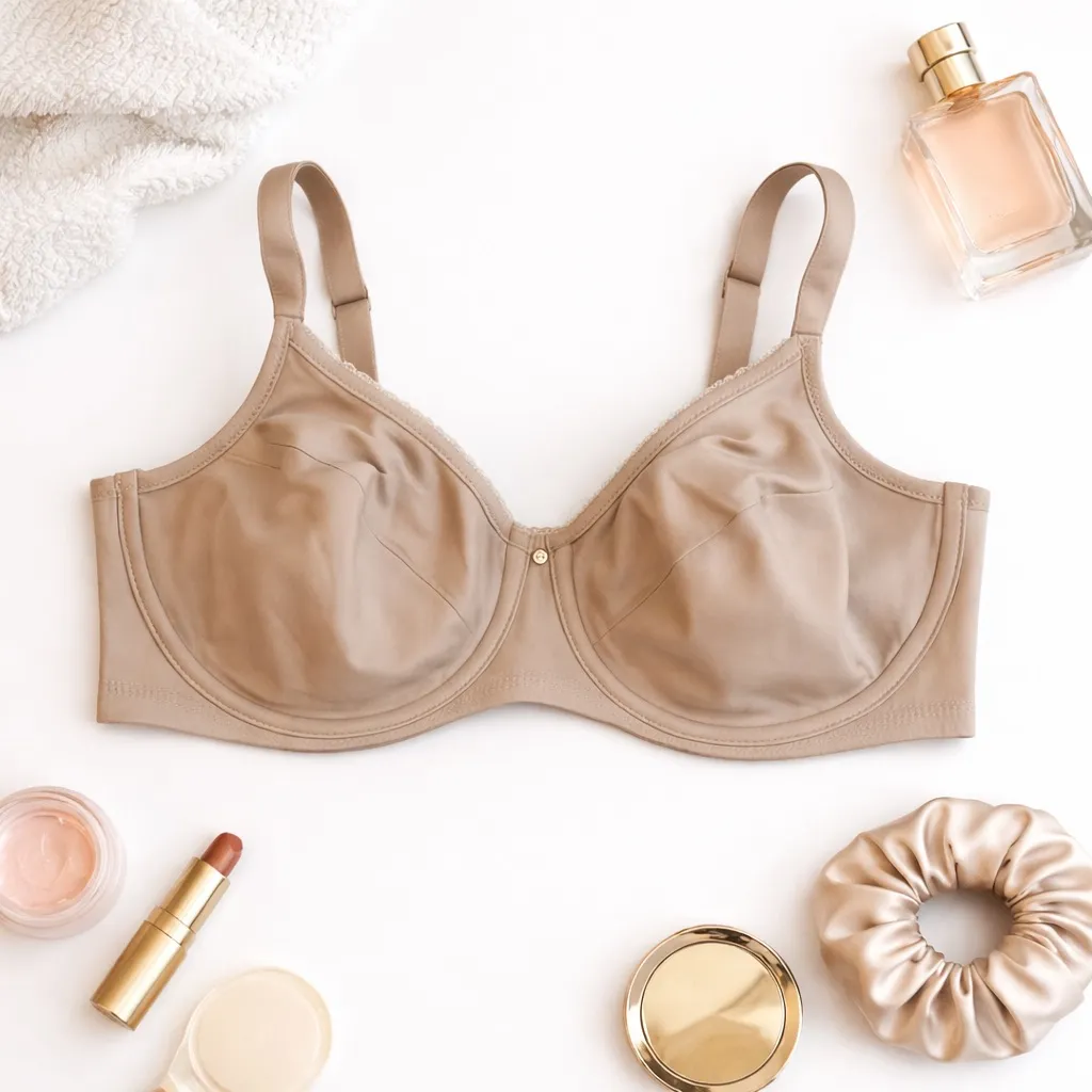 Wacoal Nude Full Coverage Underwire Bra 855192 Smooth Support Comfort Size 44C - Image 8