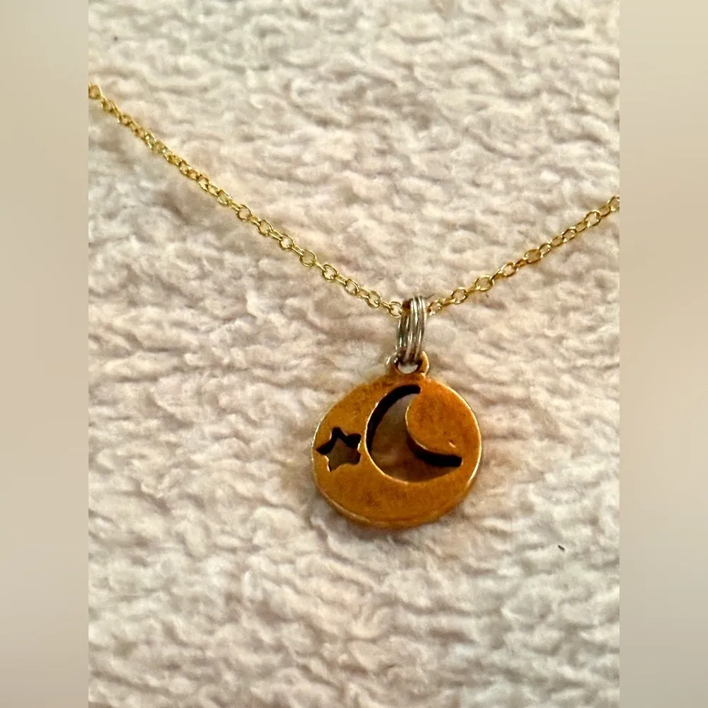 Moon and Star Necklace - Image 2