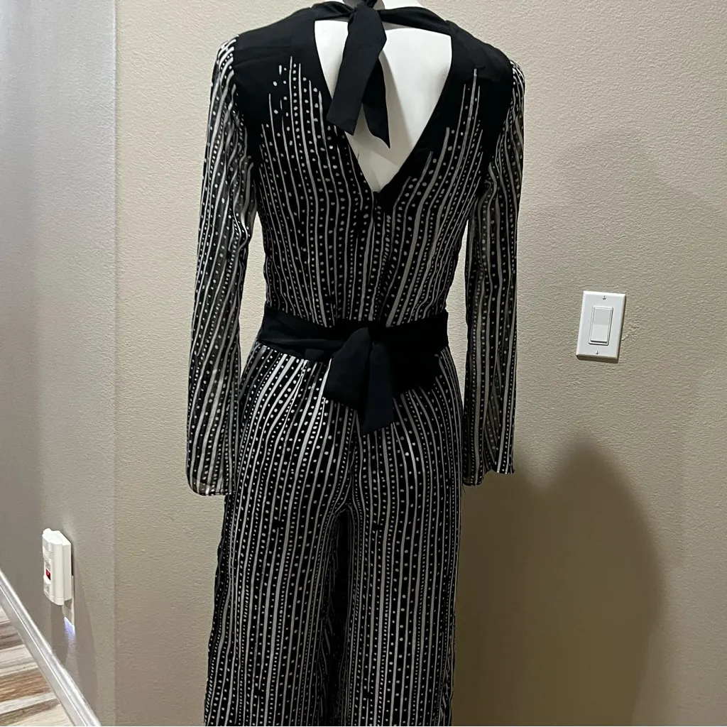 Rachel rachel roy black and white jumpsuit Size 2 - Image 6
