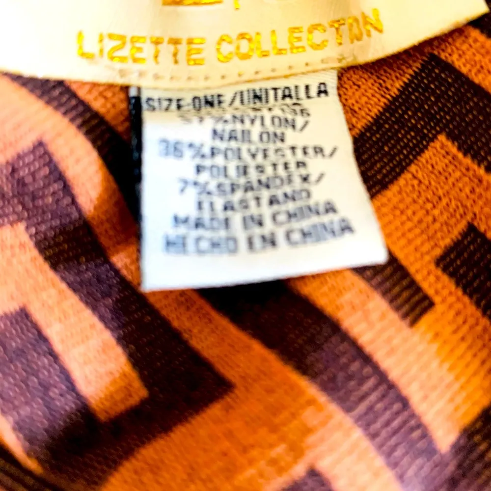 geometric design stretch bronze - Image 4