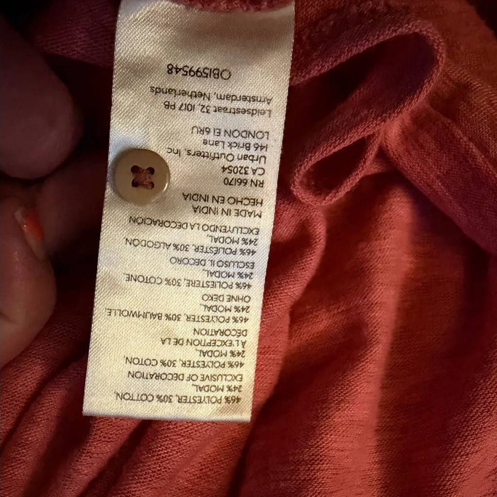 Free People “Don’t Call Me Baby” Thermal Tunic Dress – Rosie – Size Large - Image 8