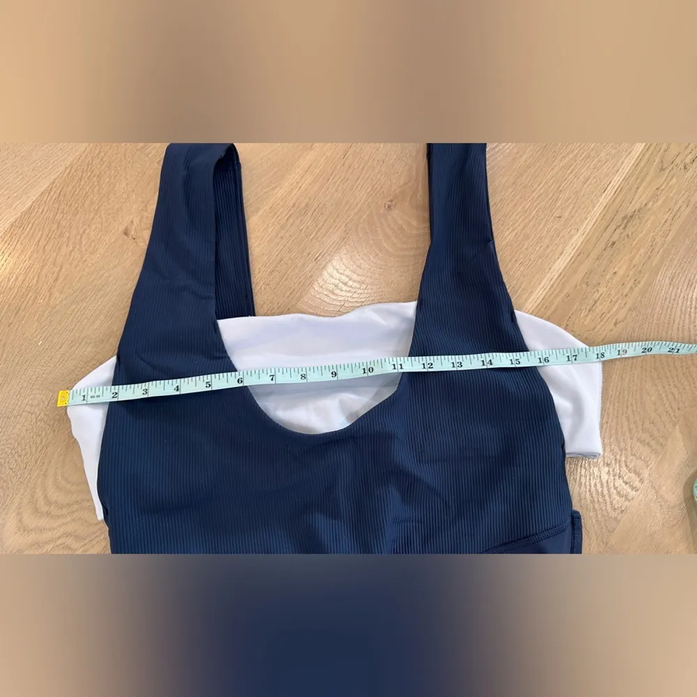 Free People Movement She’s A Maniac One piece Jumpsuit blue NWOT Size XL - Image 6