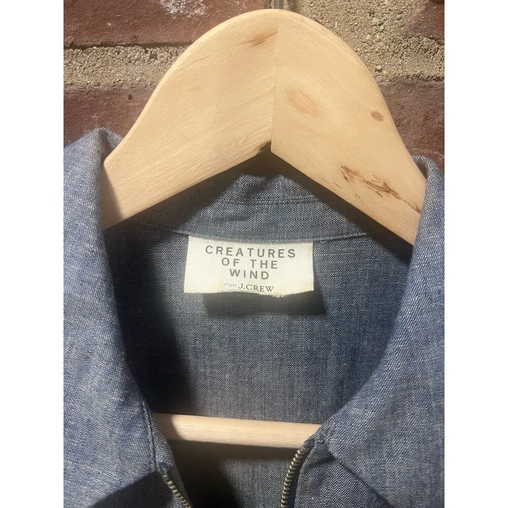 Creatures of the Wind for J.Crew Sleeveless Zip Dress Cottage Core M - Image 10