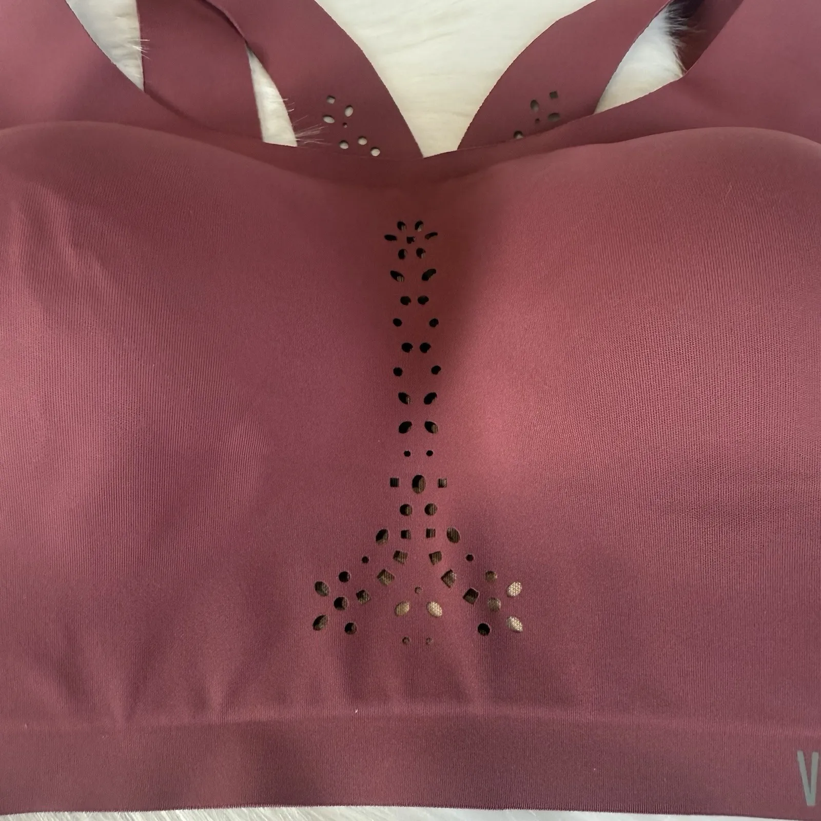 Victorias Secret Sport Bra 38 C Angel Max Support Wireless Wire Free Foam Pink - Image 3