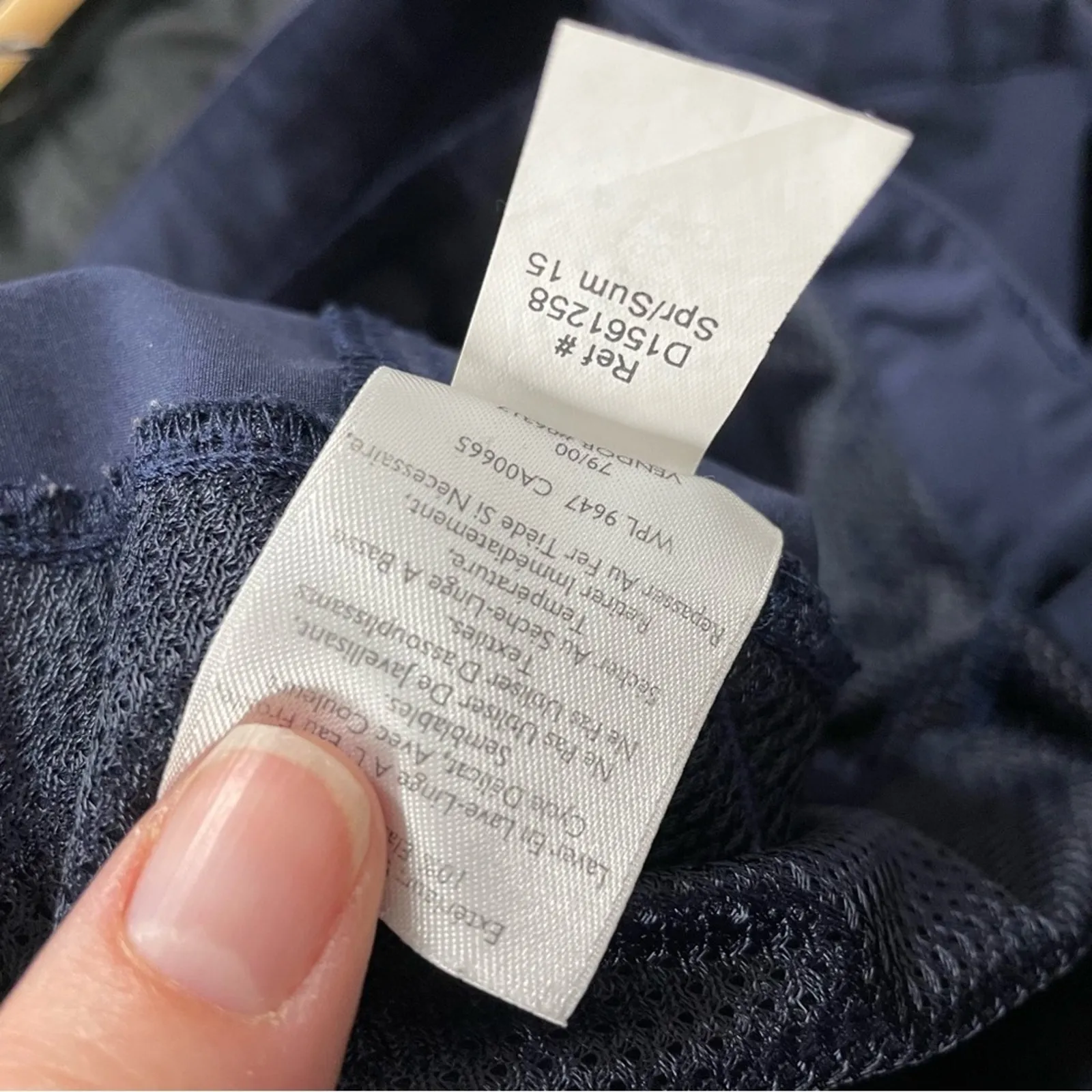 Eddie Bauer Navy Blue Wide Leg Cropped Hiking Outdoor Pants Womens 10 Gorpcore - Image 11