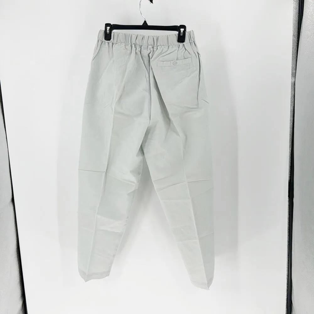 Vintage Gitano cotton belted khaki pants 80s minimalist lagenlook bohemian Size M - Image 2