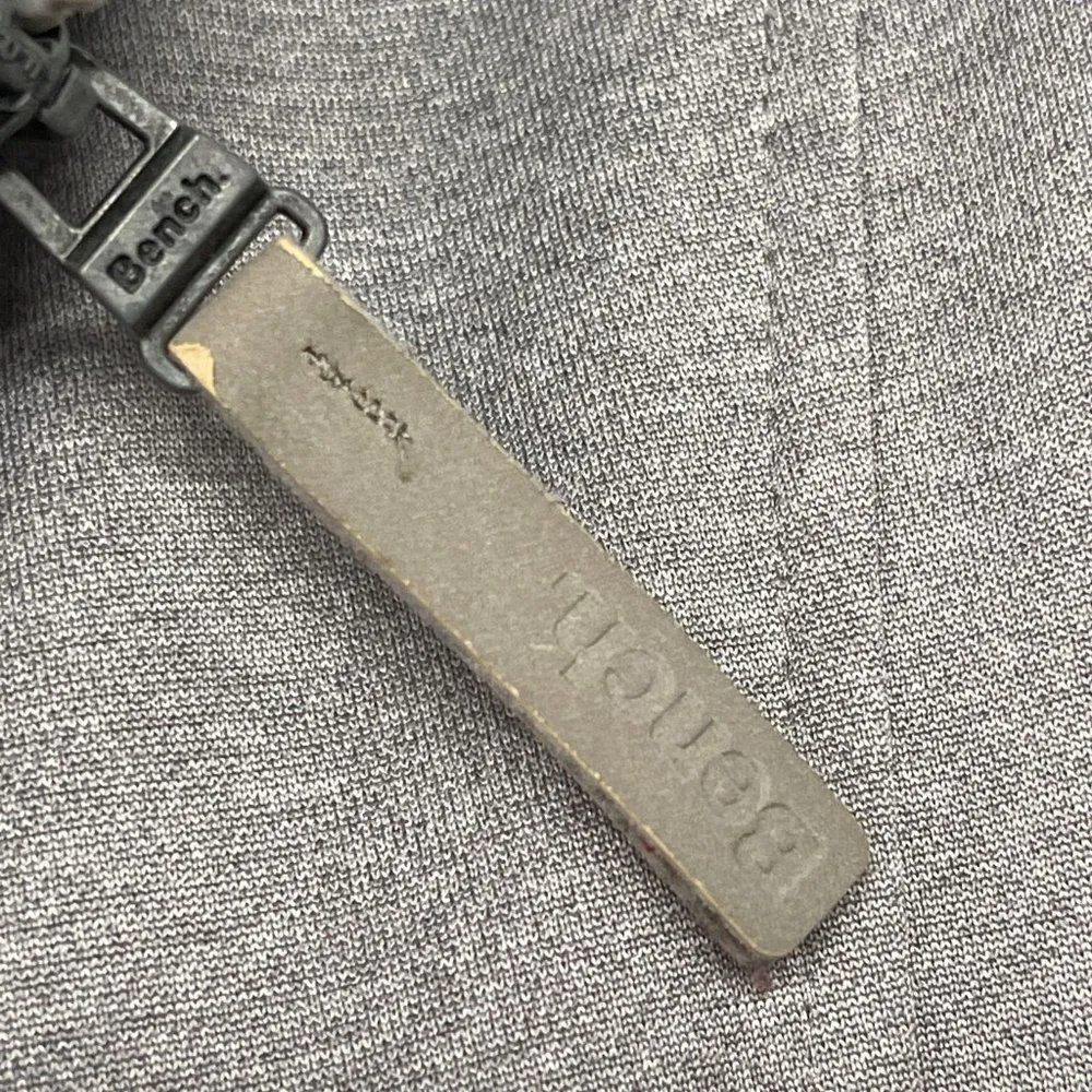 Bench Tonal Sporty Double Zip Up High Neck Fleece Lined Athletic Jacket - Image 8