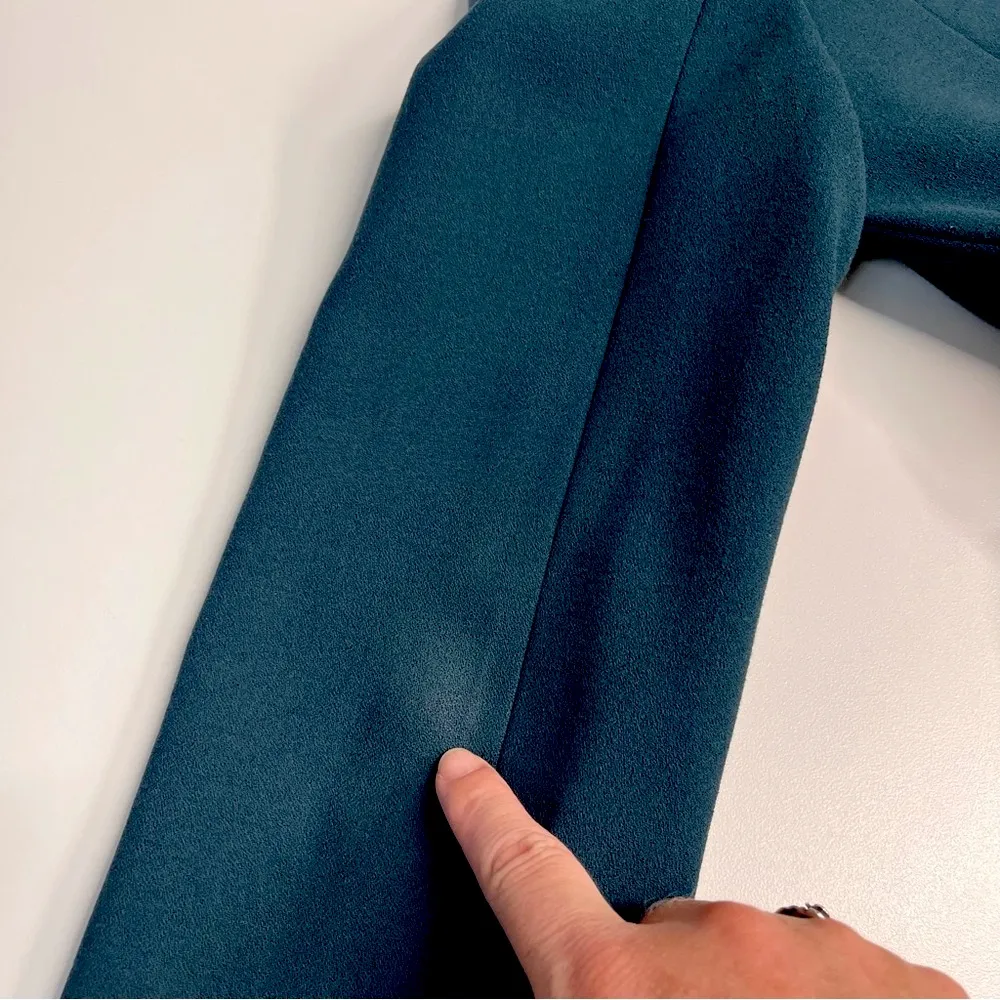 Imperfect LK Bennett London Women's belted notch blazer lined size 6 fall blazer - Image 6