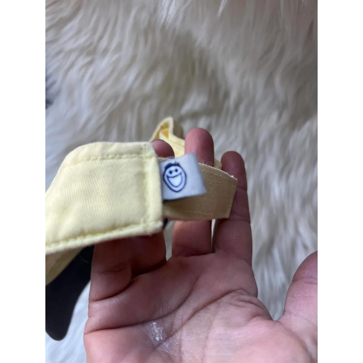 Life is Good Yellow Visor Hat - Image 5