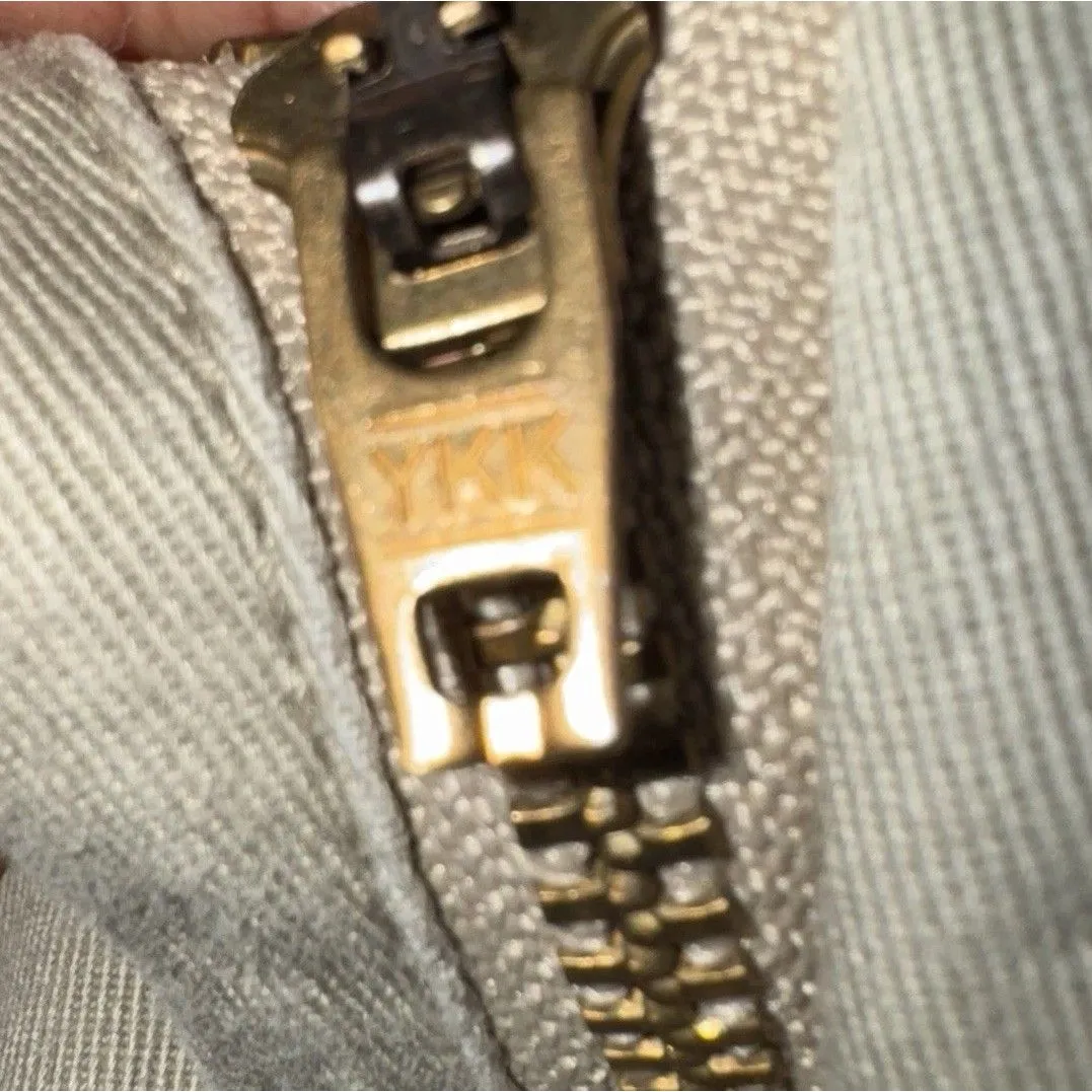 Y2K 97 Pepe Jeans London Women Beige 29 Pleated Front Hope Pant Deadstock Granny - Image 4