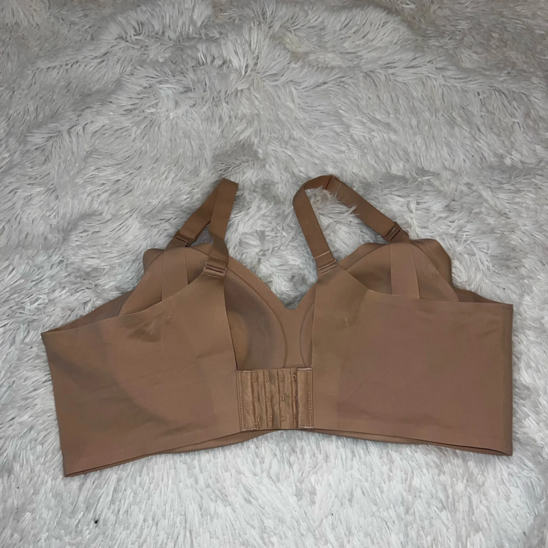 Mom Cozy Nude Breastfeeding and Nursing Bra size 3XL - Image 4