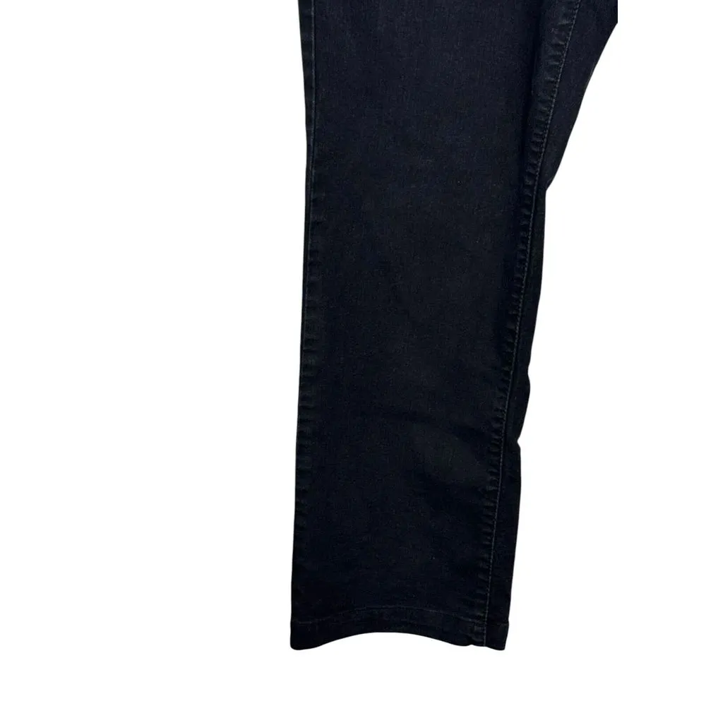 Levi's 505‎ Women's Jeans Straight Leg Cropped Boyfriend Mom Denim Black Sz. 32 - Image 3